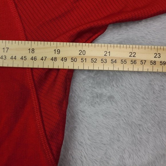 Vintage 2007 Russell Athletic Men’s Medium Vented Fleece Cadet Jacket Tango Red - Picture 5 of 9